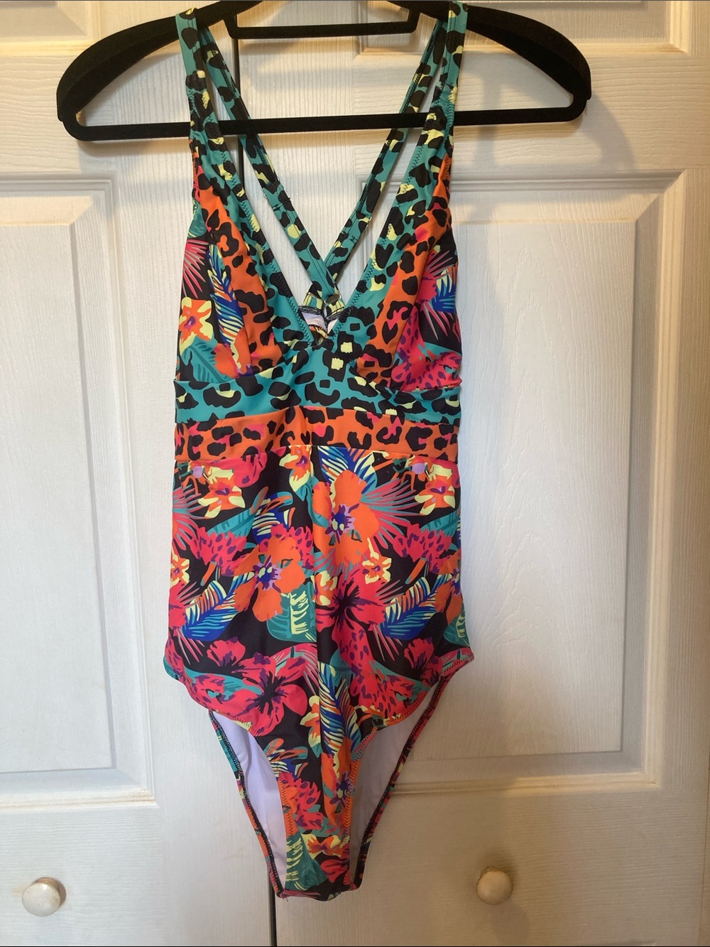 Women’s size L Bright Multicolored Swimsuit by Popvil